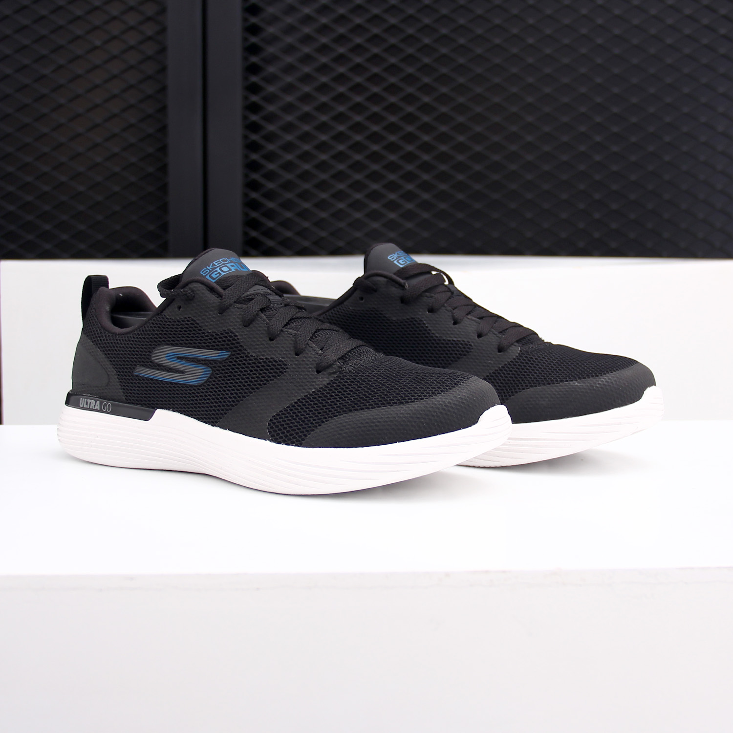 Skechers/斯凯奇正品男子款运动休闲鞋清仓特价220027-BLK