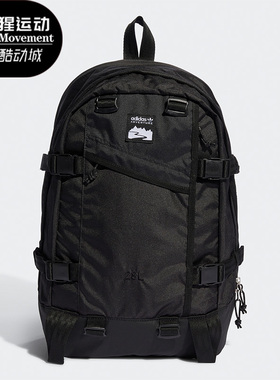 Adidas/阿迪达斯正品男女三叶草休闲运动大容量双肩背包HE9718