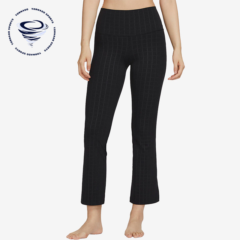 Nike/耐克正品女子裤子时尚健身速干针织条纹运动长裤FB4494-010