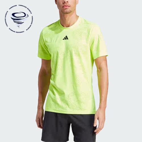 Adidas/阿迪达斯正品FLFT TEE PRO男子透气运动短袖T恤IK7108