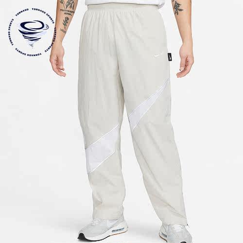 Nike/耐克正品男子裤子休闲百搭梭织直筒宽松运动长裤DX0595-072