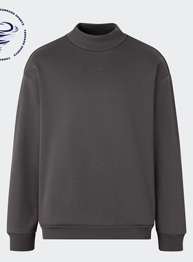 Adidas/阿迪达斯正品篮球加绒情侣针织舒适运动圆领卫衣IX1966