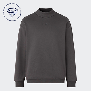 Adidas 篮球加绒情侣针织舒适运动圆领卫衣IX1966 阿迪达斯正品