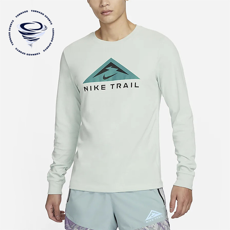 Nike/耐克正品TRAIL跑步休闲圆领男子运动长袖T恤DV9382-034