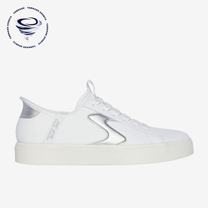 Skechers/斯凯奇正品轻便防滑女士简约绑带舒适耐磨运动休闲板鞋