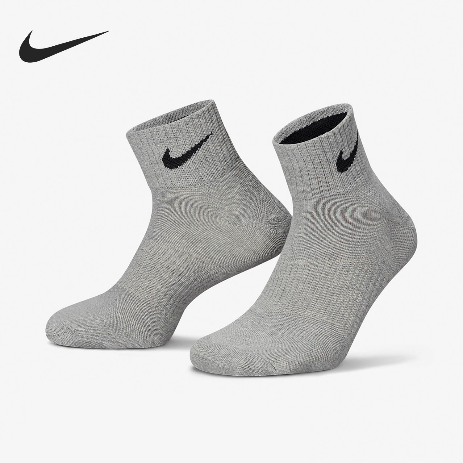 Nike/耐克正品新款男女透气吸汗运动袜(3对) SX4706-901