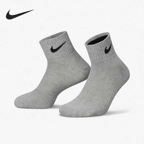 Nike/耐克正品新款男女透气吸汗运动袜(3对) SX4706-901