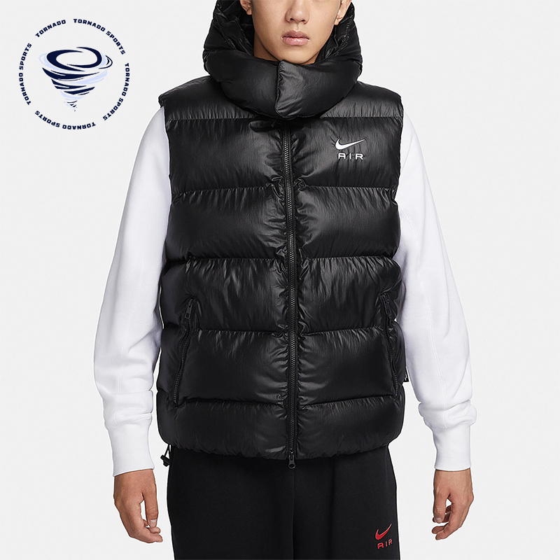 耐克正品男子保暖运动棉马甲