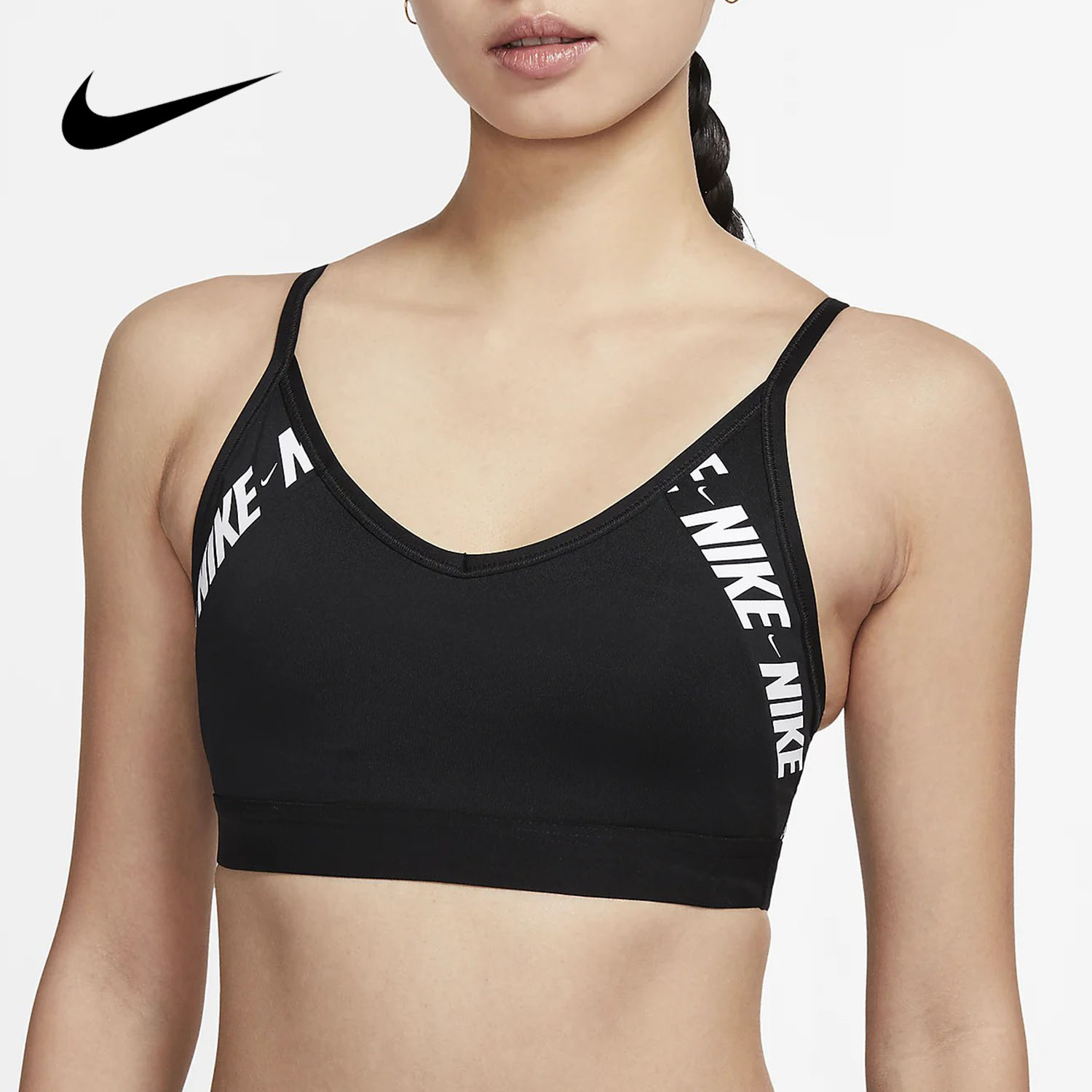 Nike/耐克正品新款 INDY LOGO 女子低强度支撑健身运动内衣CJ0560