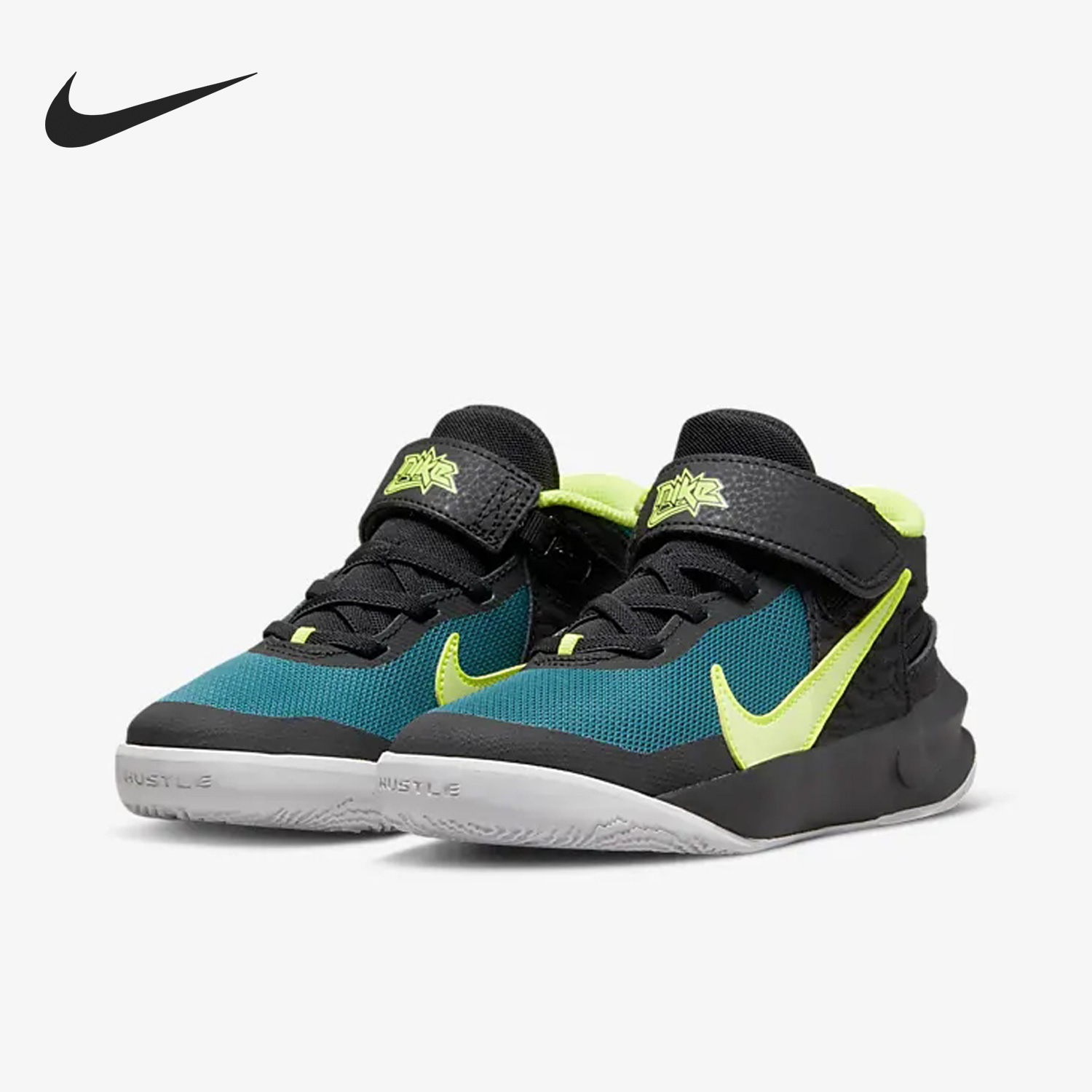 Nike/耐克正品儿童时尚潮流休闲舒适运动鞋耐磨篮球鞋DD7302-012