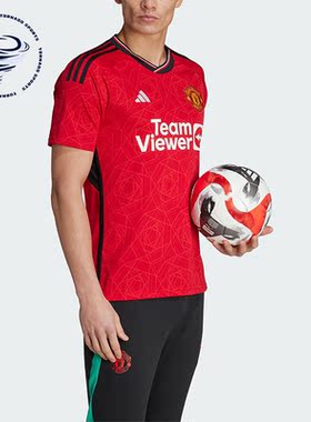 Adidas/阿迪达斯正品男子曼联球迷版足球运动短袖T恤IP1726