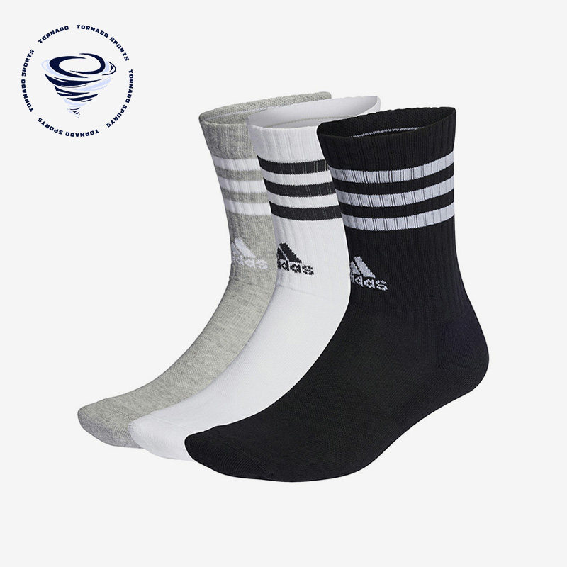 Adidas/阿迪达斯正品男女时尚袜子休闲健身透气舒适运动袜IC1323