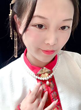 贝珠汉服配饰项链