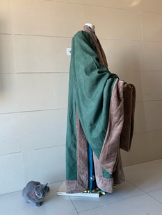 冬款加厚明制 交领长袄传统服饰男士 直裰 大袖长袄定制