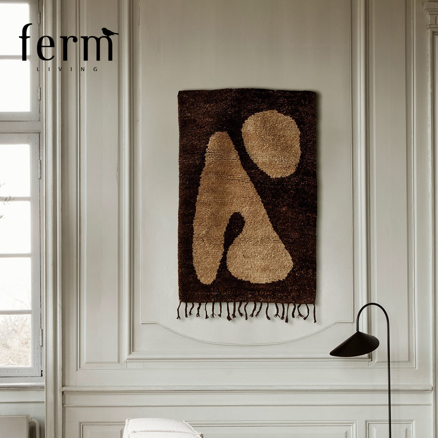 fermLIVING北欧挂毯地毯羊毛