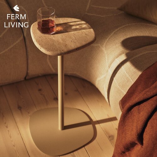 北欧fermLIVING大理石面边几