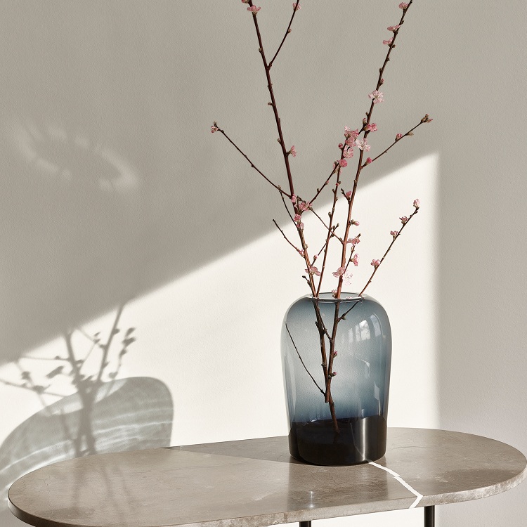 现货丹麦menutroll渐变玻璃花瓶