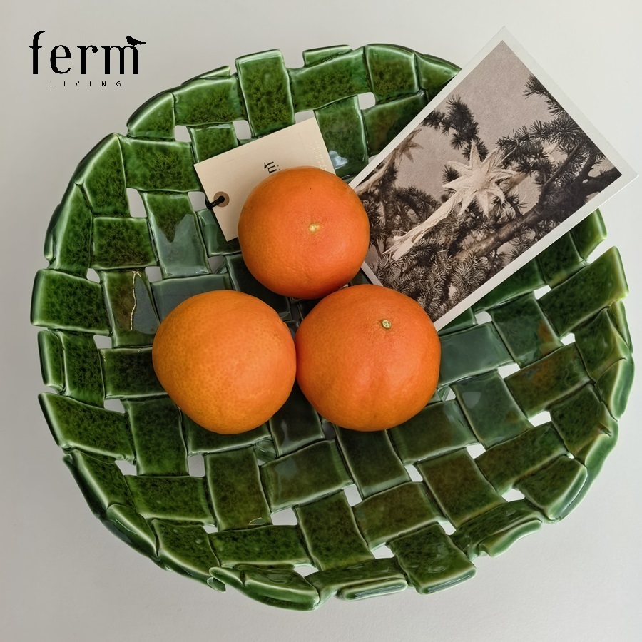 fermLIVINGPlait系列陶瓷果盘