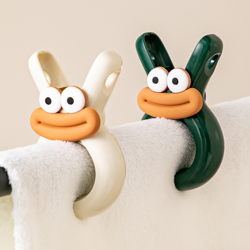 创意夹子晾衣夹晒被子大防风固定夹塑料大号家用晾衣服无痕被夹