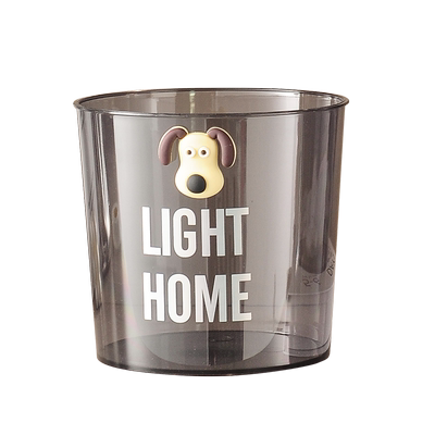 小狗玩偶桌面垃圾桶零食收纳桶