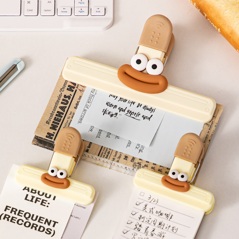 卡通便签夹试卷票据收纳夹