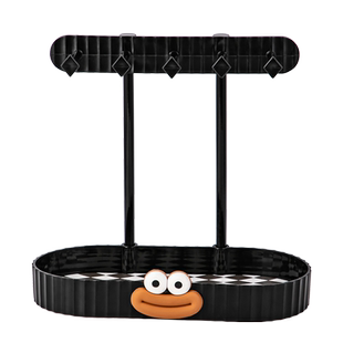 创意桌面收纳摆件挂钥匙入户玄关置物架鞋柜上香水饰品杂物收纳盒