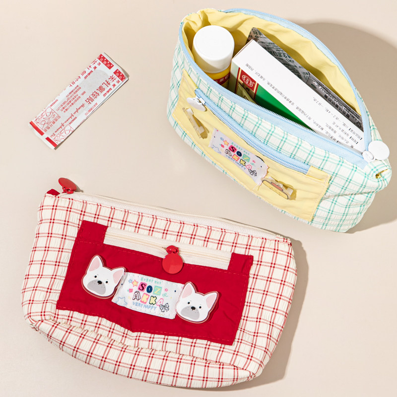 旅行便携医药包学生宿舍医疗急救包可爱药品分类收纳包随身小药包