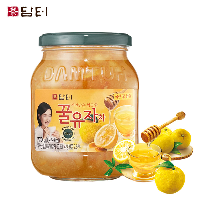 韩国原装进口丹特牌蜂蜜柚子茶柚子酱770g
