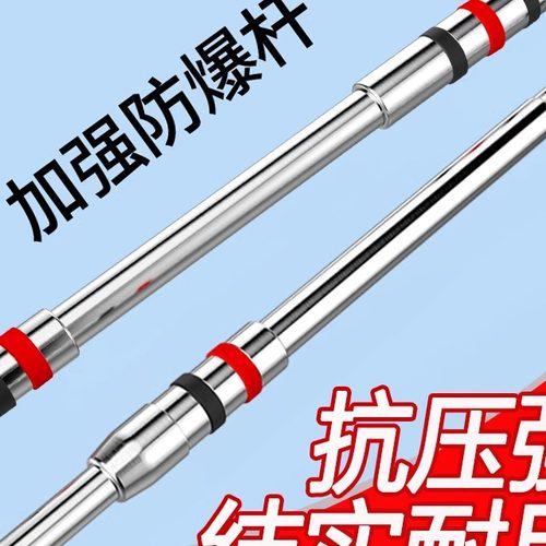 拖把杆旋转通用手压拖布杆替换头