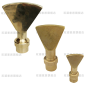 加厚全铜扇形喷头扁嘴喷头水池景观喷头水景喷泉喷头4分6分1寸2寸