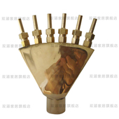 水景景观喷泉喷头 孔雀开屏 1寸1寸半2寸 可调万向凤尾喷头 全铜