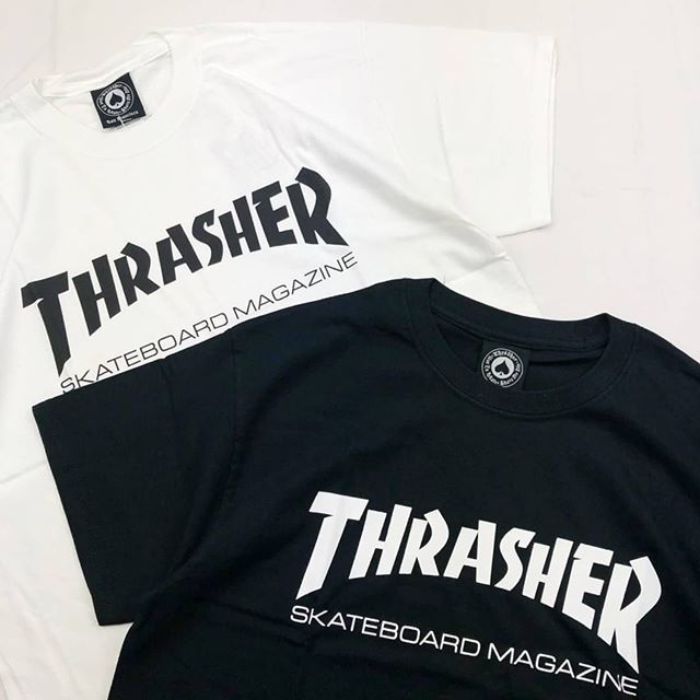 thrasher基础火焰美潮圆领短袖