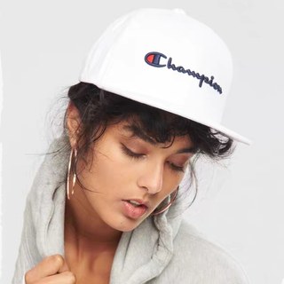 Champion BB SNAPBACK SCRIPTHAT平檐帽刺绣草写logo男女遮阳帽子