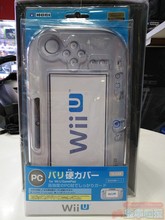 清仓特价 HORI原装 WiiU GamePad 手柄保护壳 水晶壳 硅胶套 支架