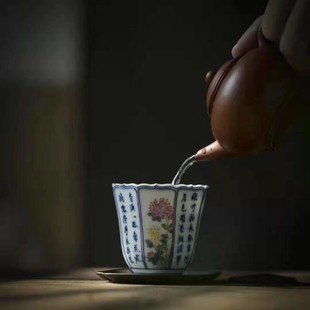 【定制款请拍】手缝老布拼布柿染植物染茶席香席茶垫壶垫茶道香道