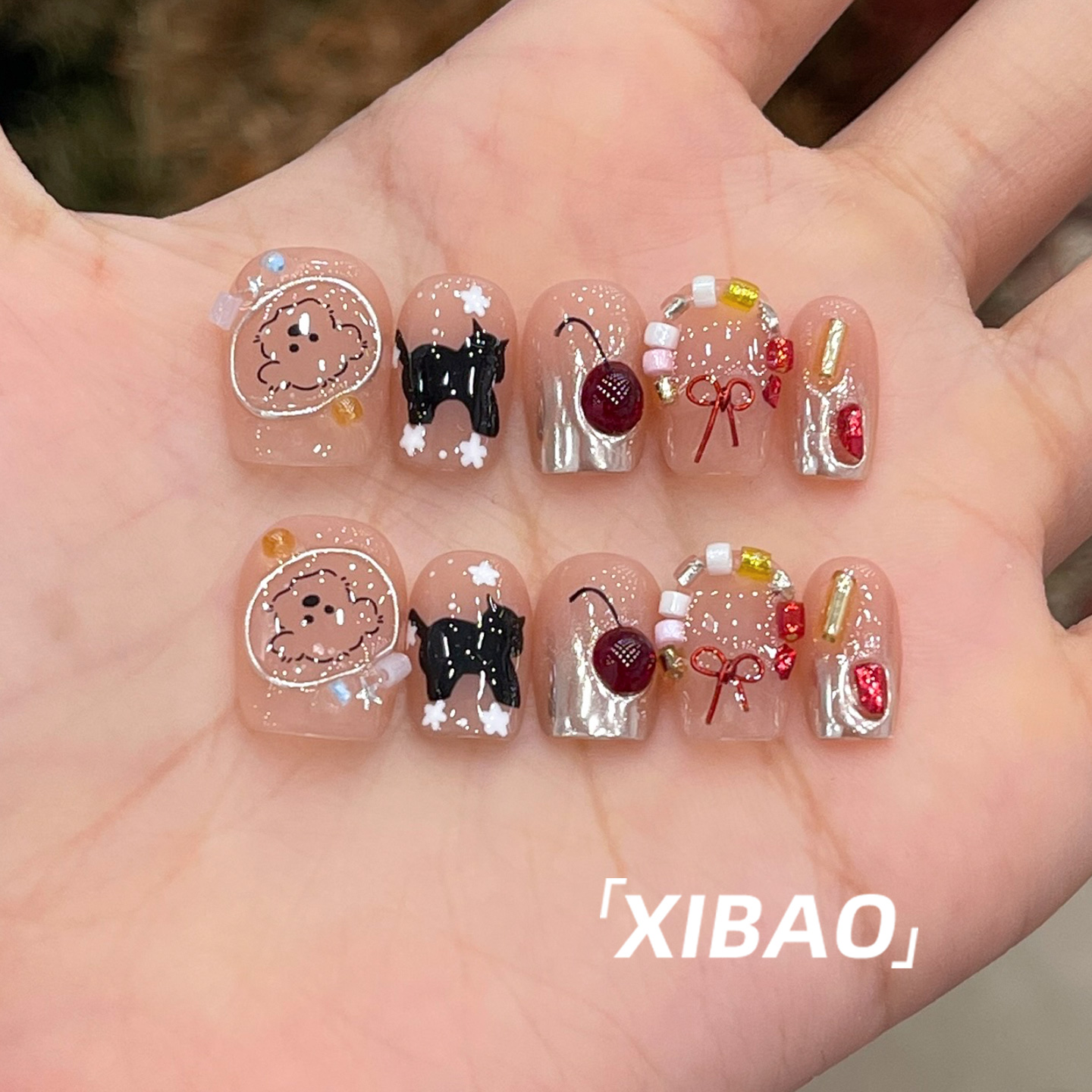 2025年爆款手工精致显白穿戴美甲