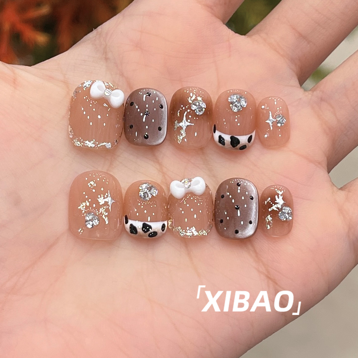 纯手工不掉钻绝美高质量美甲