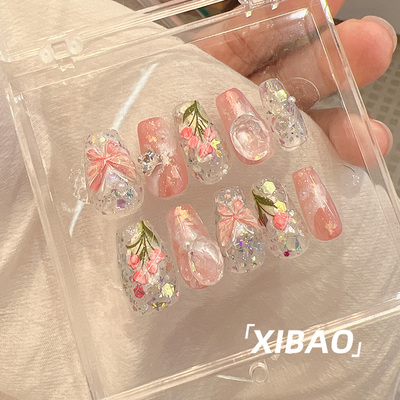 【现货秒发】彩绘蝴蝶穿戴甲