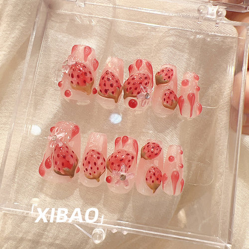 【现货秒发】手工甜美显白美甲