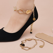 子大不跟脚固定鞋 带女鞋 后跟绑带可调节长短 防掉跟神器束鞋 高跟鞋