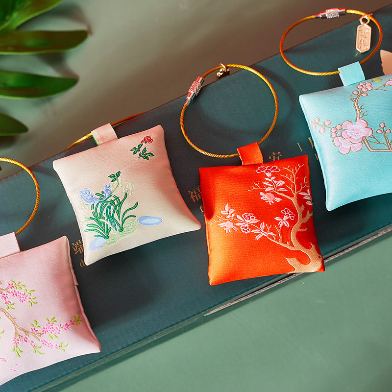 DRAGON BOAT FESTIVAL SACHET SACHET EMPTY BAG TASSEL SACHET WORMWOOD MOSQUITO REPELLENT CLOTH BAG INDOOR CAR PENDANT