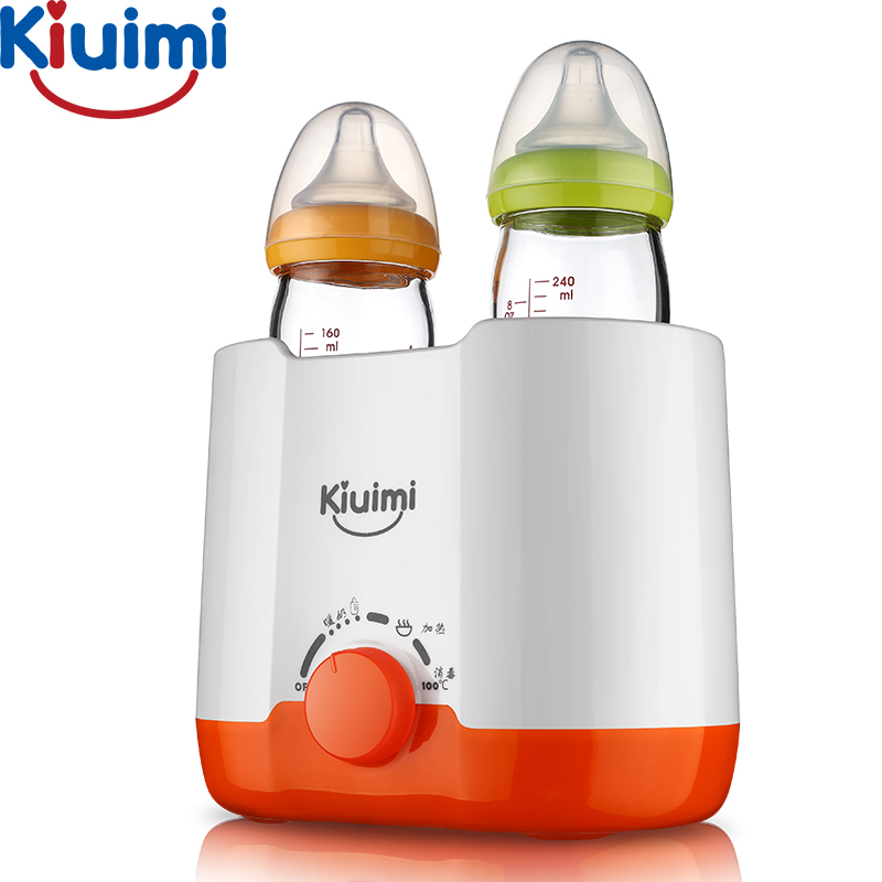 开优米KIUIMI婴儿宝宝泡奶温奶蒸蛋双桶热奶器调奶器保温消毒2合1