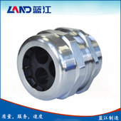 蓝江 三孔防爆不锈钢电缆密封接头IP68防水金属格兰三根电缆接头
