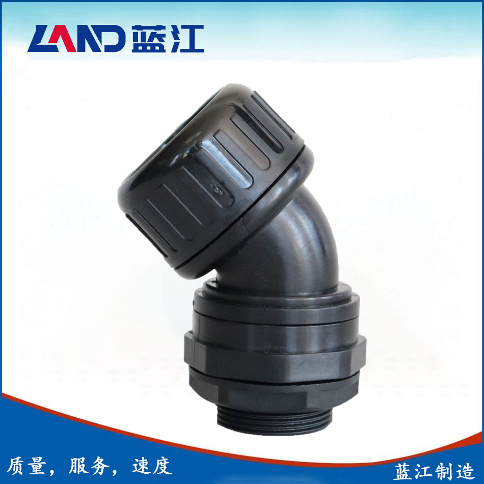 蓝江360旋转机器人波纹管接头