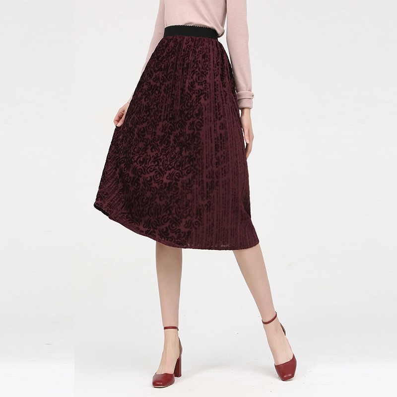 佐尔美秋季女装纯色百搭修身显瘦蕾丝半身裙中裙E73QC52A在类目 女装/女士精品, 半身裙中 - 来自Buy2taobao.com提供专业的淘宝代购服务