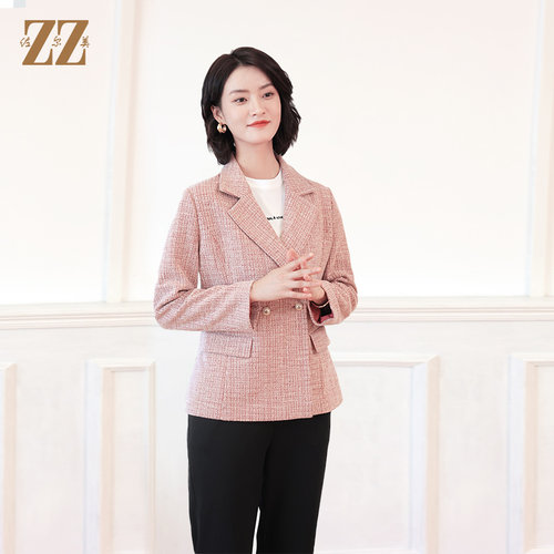 佐尔美秋冬气质小香风上衣外套