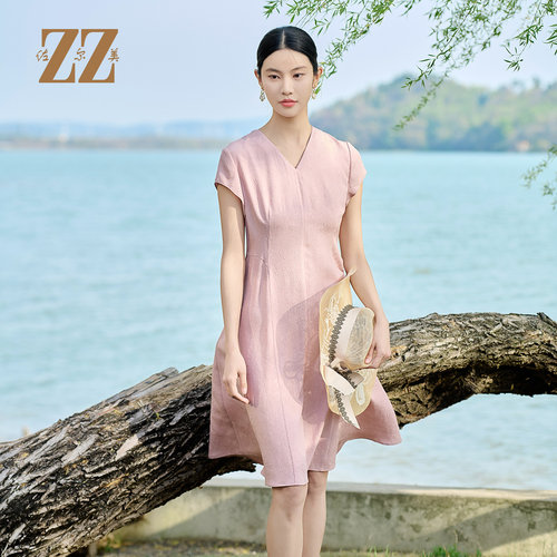 时尚气质简约连衣裙夏装休闲裙子