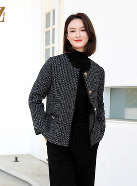 佐尔美冬季新款 气质小香风减龄保暖短款羽绒服女新年礼E34YY19