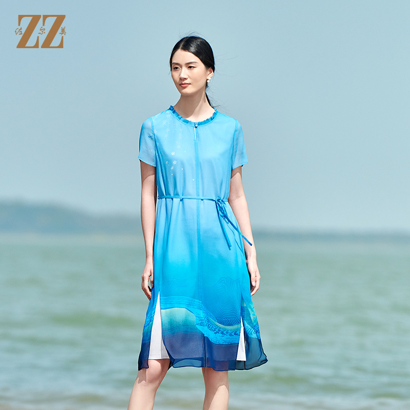 佐尔美2022夏季新款桑蚕丝