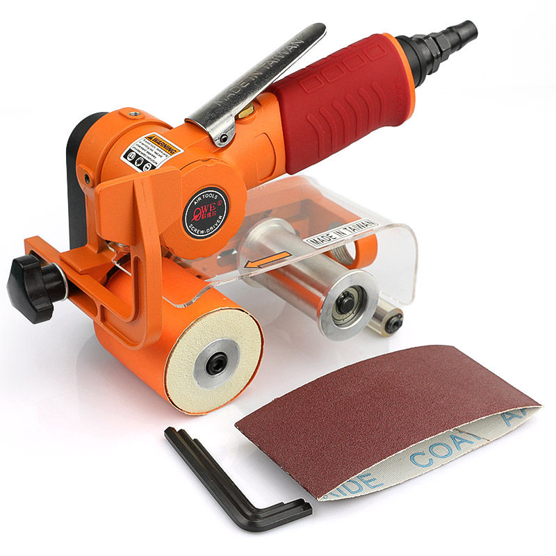 欧维尔OWE-1A强力型60*260mm气动砂带机 拉丝机抛光磨光砂光